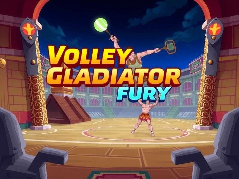 Volley Gladiator Fury Arena with Mythological Elements
